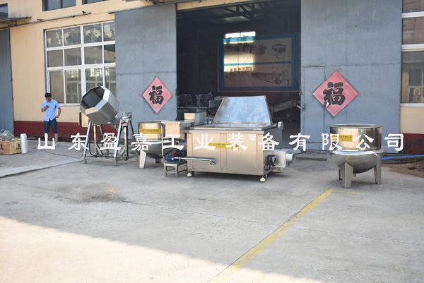 盈嘉定制型燃生物油加熱炸雞專用油炸機(jī)